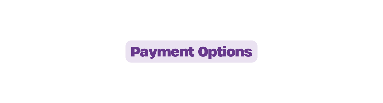 Payment Options